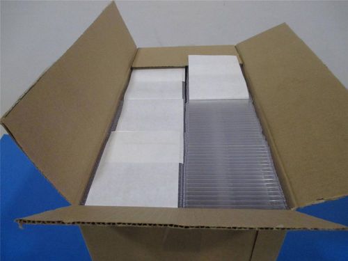 Lot of 296 Slim Clear Jewel CD DVD Case 5.2mm