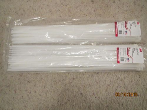 (100) 3M CABLE TIES CT24NT175-L PLENUM RATED, 24&#034; LENGTH 175LB TENSILE
