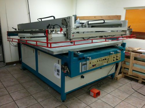 Awt accu-print high-tech v screen printing machine for sale
