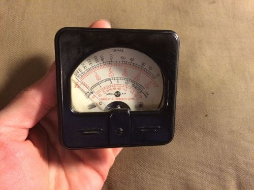 Vintage radio city products model 423 volt ohm meter rcp gauge for sale