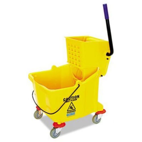 CARLISLE FOODSERVICE PRODUCTS Mop bucket with side-press wringer. Includes bucke