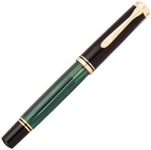 Pelikan Souver?n M400 Plunger Fountain Pen - Black/ Green