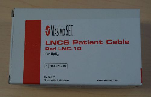 Masimo LNCS (Red) LNC-10 Patient Cable - Ref #2056