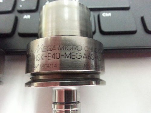 Mega Micro Chuck HSK-E40-MEGA6S-45  I have 30 holders available.  Ask for qty.