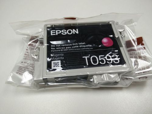 BRAND NEW SEALED Genuine Epson T0593 MAGENTA Ink Cartridge for Photo R2400