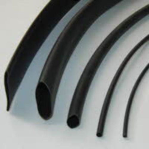 1/2&#034; Perma-Fit Heat Shrink Polyolefin Multipurpose Tubing Black Sold Foot MOLEX