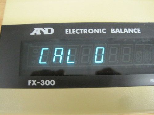 AND FX-300 310g Lab Electronic Balance Scale w/ power supply, no pan