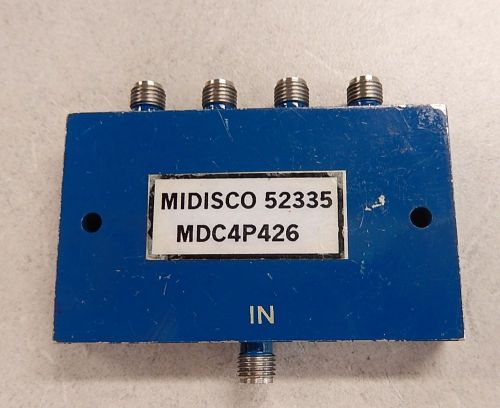 Midisco MDC4P426 4 Way Power Splitter Divider 1390