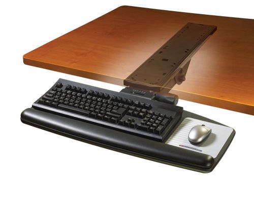 3m easy adjust keyboard tray - 25&#034; platform with mouse pad; akt90le; adjustable for sale