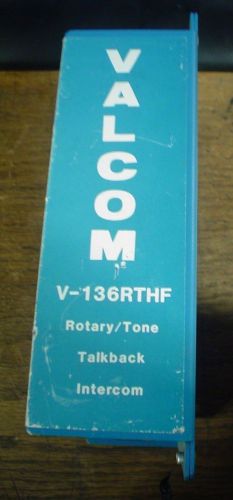Used Valcom rotary/tone talkback intercom V-136RTHF -60 day warranty