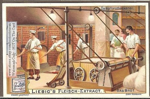 Turn-Of-The-Century Bread Baking Ovens NICE c1902 Card