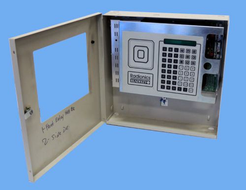 Radionics alarm k2100 readykey k2120 door control panel &amp; enclosure power supply for sale