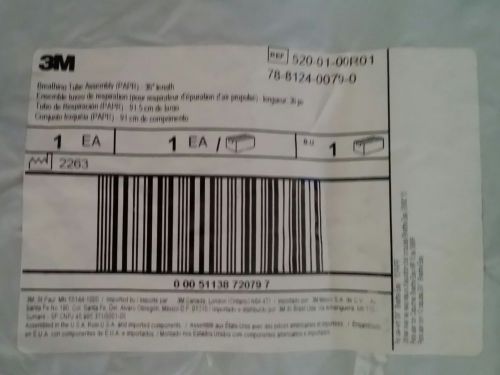 3m 36&#034; papr breathing tube assembly 520-01-00r01 new for sale
