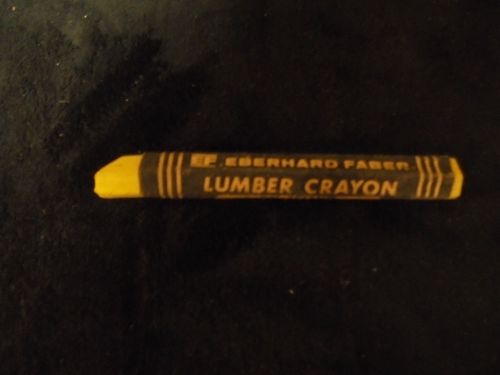 EF Eberhard Faber Lumber Yellow Crayon 837