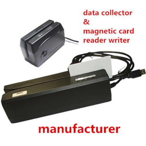 Msr606 msr206 minidx3 magnetic card reader writer usb portable data collector for sale