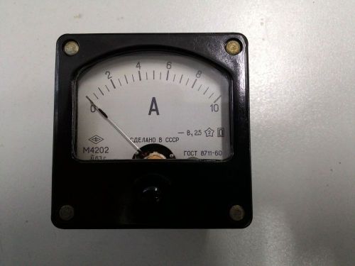 Ammeter 10A DC Analog Ampere Meter