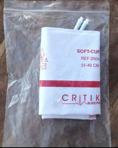 Critikon 2504 Soft-Cuf Quick Connect Blood Pressure Cuff Large Adult NEW