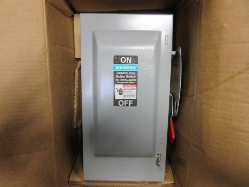Siemens GF222N Safety Switch 2 Pole 60 Amp 240V Fusible NEW!!! Free Shipping