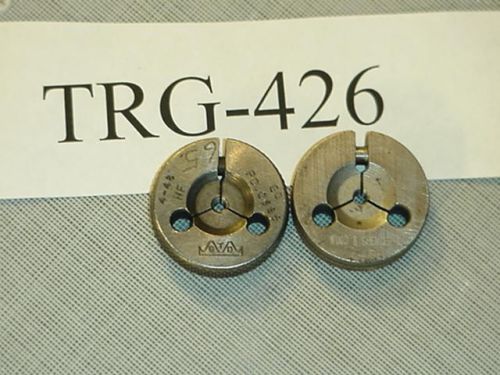 Thread Ring Gage Set 4-48 GO &amp; NOGO TRG-426