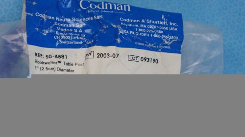 Codman 50-4581 Bookwalter Retractor Table Post 1” (2.5cm)