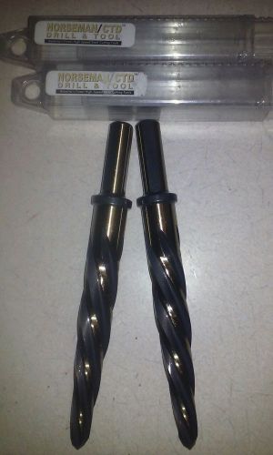 Tapered construction reamer bits left helix, right cut . razor sharp.11/16&#034; for sale