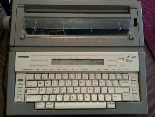 Brother Electronic Typewriter &amp; Word Processor Model # GX-9000