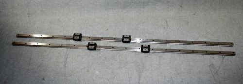 Thk sr15v linear bearings on 1040 mm (41&#034;) rails - nice! for sale