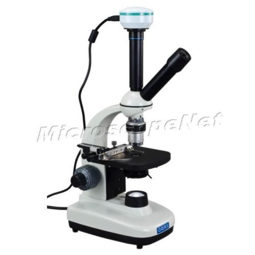 Multiview Compound Zoom Long Working Distance Microscope50X-600X+2MP USB Camera