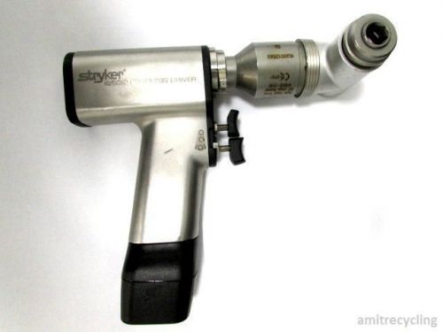 Stryker 4100 cordless driver w/4112 battery &amp; 4100-310 right angle lrg reamer $ for sale