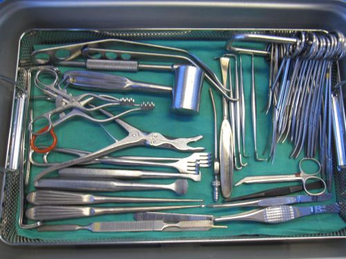 Codman, Richards, Jarit Orthopedic Surgical Instrument set w/case, Exc Cond