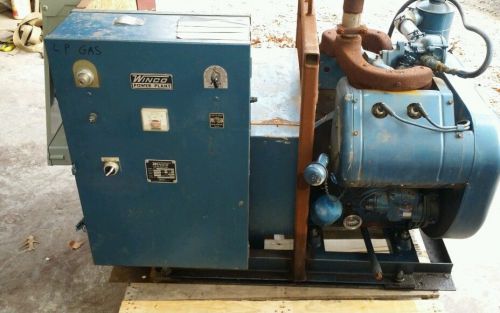 Winco power plant generator propane w/ 4cyl propane wisconsin engine for sale