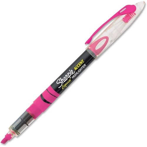 Sharpie Pen-style Liquid Ink Highlighters -Chisel -Pink Ink -12/Pk- SAN1754464DZ