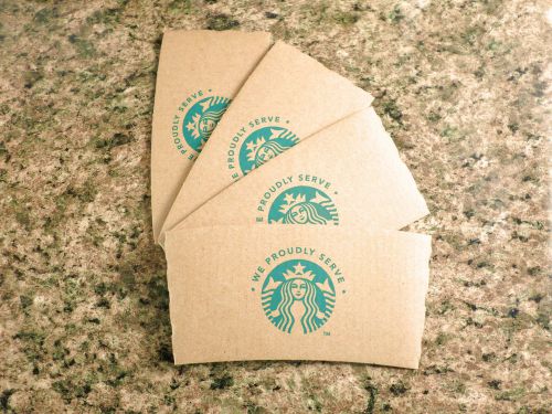 New 10 Starbucks Cup Sleeve SKU#11003101 For 12/16/20 Oz Hot Cups