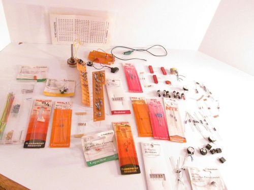 Lot of Resistors Switches  Small Electrical Components