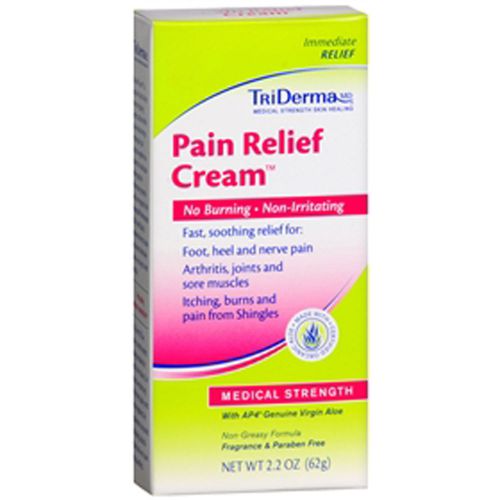 TriDerma Pain Relief Cream 2.2oz, # 73025