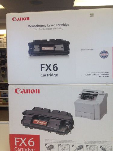 NEW 2 CANON FX6  BLK Toner Cartridge 1559A002 AA ~ 3170  LASER CLASS FAX-L1000
