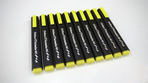 NEW 10 pcs PELIKAN Yellow Text Marker 007 Universal Ink Highlighter