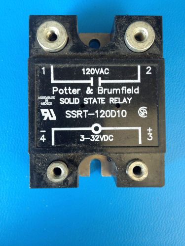 POTTER &amp; BRUMFIELD SSRT-120D10 SOLID STATE RELAY