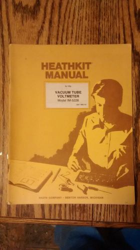 Heathkit VTVM Manual Model IM-5228