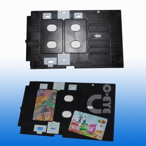MODIFIED Inkjet PVC ID Card Tray for Epson R260,  R280, Artisan 50 (Patent pend