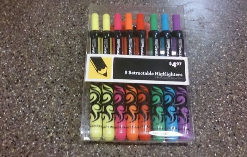 8 retractable highlighters ~new~ for sale