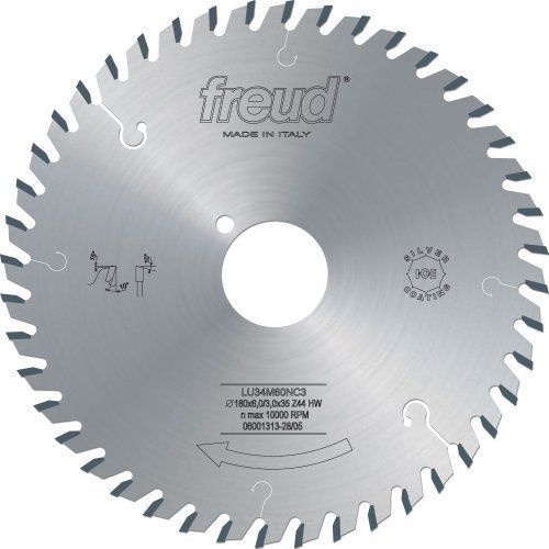 Freud lu34m40nc3 saw blade 180mm by 4.0 by 44t atb 35mm arbor for sale