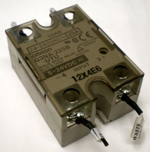 OMRON G3NA-225B-UTU SOLID STATE RELAY ASSEMBLY 5-24VDC 25A 12X4E6