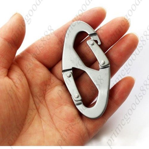 High Quality Aluminium Alloy 8 Shape Multifunctional Quickdraw Carabiner Camping