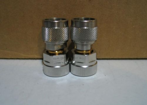 Amphenol APC-7 7MM to N-Type Male Adapters Connector Pair