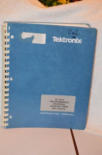 Tektronix DC 5010 Programmable Universal Instruction Manual w/Schematics