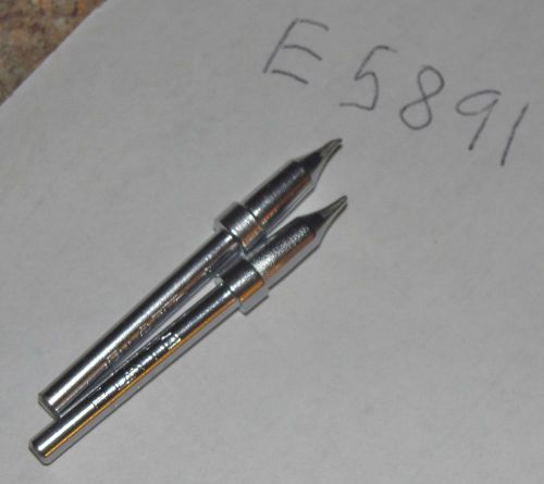 Set of 2 Pluto Edsyn soldering iron tip...Brand New tips !  Model Number E5891