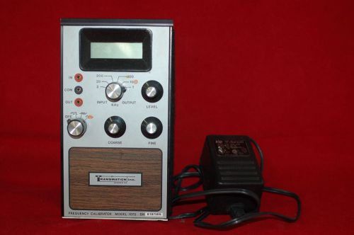 TRANSMATION MODEL 1070 FREQUENCY CALIBRATOR WITH POWER SUPPLY