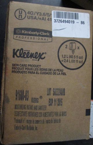 Kimberly-clark kleenex 91600 moisturizing instant hand sanitizer 2 pack 1.2l ea for sale