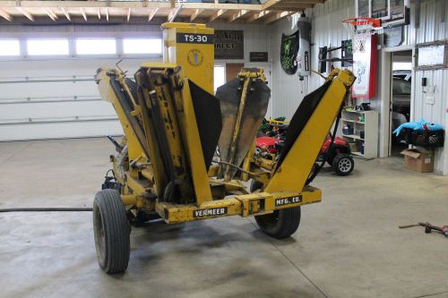 Vermeer TS 30 4 Blade Tree Spade With Trailer Mount Forestry Heavy Equipment